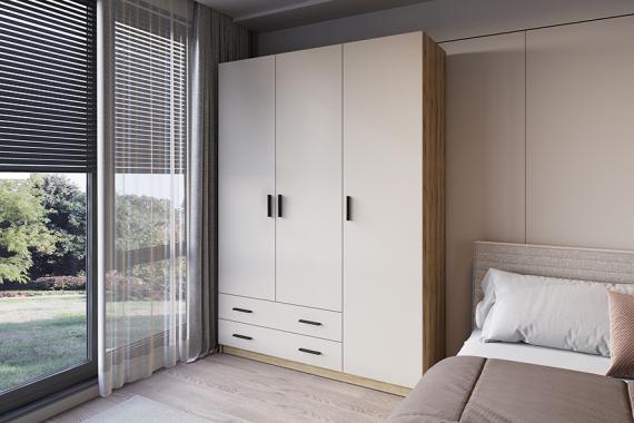 Foto ARMARIO 3PTAS. 2C MOD. ELBA MAUVELLA-BEIG