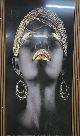 Foto Placa decorativas en PVC - mujer africana