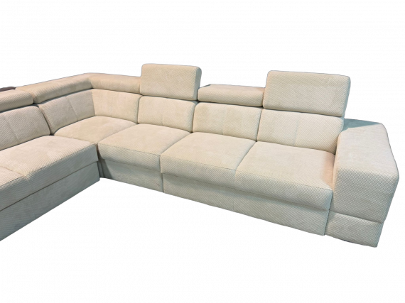 Foto Sofá Rinconera Modular con Cama y Cajón Extraíble 320x255 cm EVA NEW 6 plazas