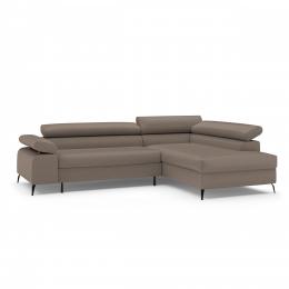 Sofá cama - arcon - 270x205 - marrón - VERSO L