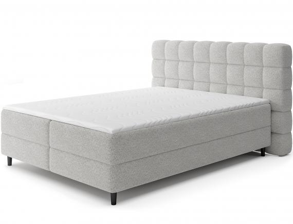 Foto Cama Continental 140/160/180x200 gris  - CAMMA