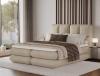 Foto CAMA TAPIZADA CON COLCHÓN ARCÓN Y TOPPER TONILA BEIGE