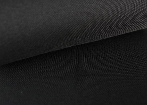 Foto SOFÁ CAMA CON ARCÓN FORMA DE U REPOSACABEZAS RECLINABLES 345 CM X 202 CM RODRIGO NEGRO TELA/NEGRO POLIPIEL