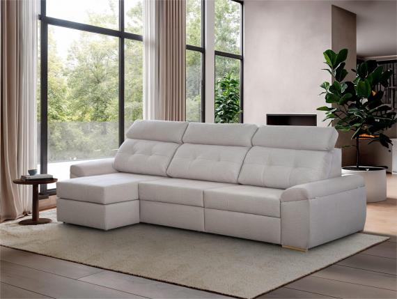 Foto Sofá Chaise Longue, reversible, brazo arcon - ALBACETE