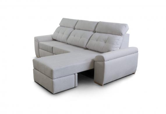 Foto Sofá Chaise Longue, reversible, brazo arcon - ALBACETE