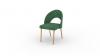 Foto Conjunto mesa de comedor extensible - 140/180 - 6 sillas - verde - RODOS 82CG