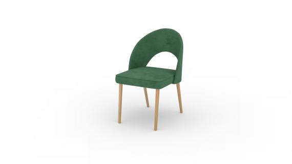 Foto Conjunto mesa de comedor extensible - 140/180 - 6 sillas - verde - RODOS 82CG