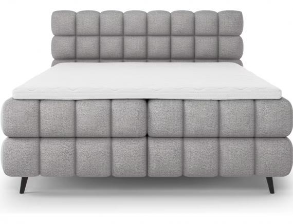 Foto Cama continental - gris - Sabeno Foto Cama continental - gris - Sabeno