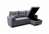 Photo 2-SOFA PACK - 3-Seater Reversible Chaise Longue Sofa Bed with Storage, Dark Grey - COSTA LUX €100 OFF
