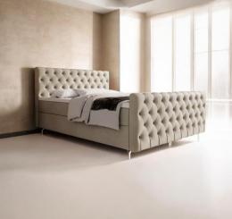 CAMA BOXSPRING CHESTER BEIGE 180x200
