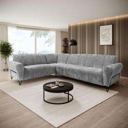 Sofá - 295x235 - gris - VOLARE L