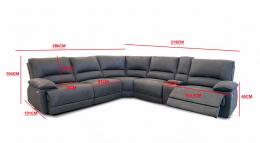 Sofá Reclinables Eléctricos con dos asientos relax Soho