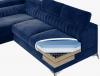 Foto Sofá rinconera con cama extraíble - arcon - mostaza - 278x205 - LAURENCE