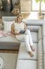 Foto Sofá rinconera con cama extraíble - arcon - mostaza - 278x205 - LAURENCE