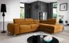 Foto Sofá rinconera con cama extraíble - arcon - mostaza - 278x205 - LAURENCE