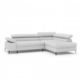Sofá cama - arcon - 270x205 - gris claro - VERSO L