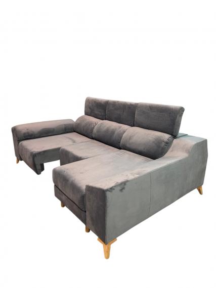 Foto Sofá Chaise Longue con brazo deslizante 3 plazas - 235cmx150cm - TURIN