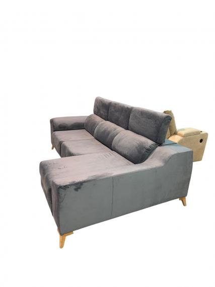 Foto Sofá Chaise Longue con brazo deslizante 3 plazas - 235cmx150cm - TURIN