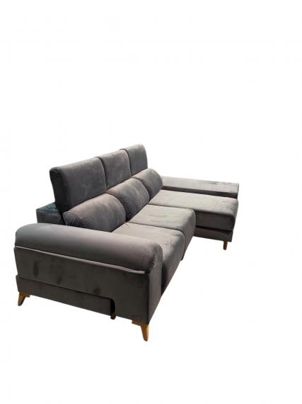 Foto Sofá Chaise Longue con brazo deslizante 3 plazas - 235cmx150cm - TURIN