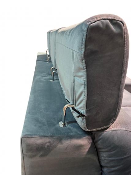 Foto Sofá Chaise Longue con brazo deslizante 3 plazas - 235cmx150cm - TURIN