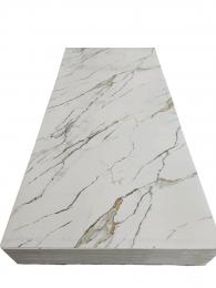 Placa decorativas en PVC - dorado - gris - blanco