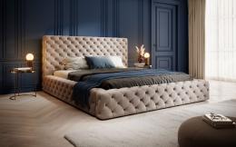 Cama Prince, estructura de metal, elevación gas, almacenaje 160x200