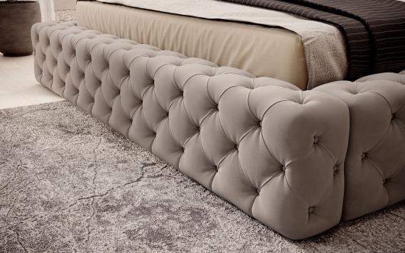 Foto Cama Prince, estructura de metal, elevación de gas, almacenaje 160x200