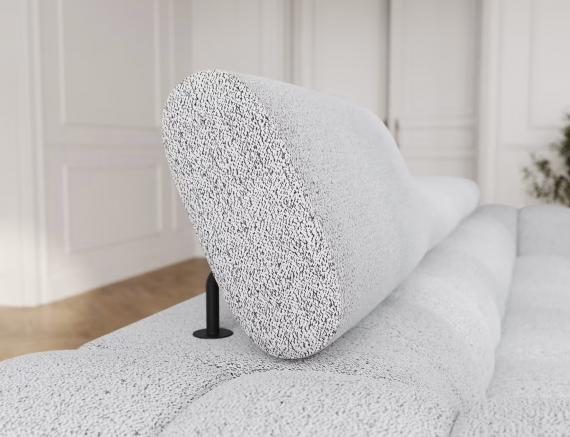 Foto Sofá cama - gris claro - 260 cm - Festello