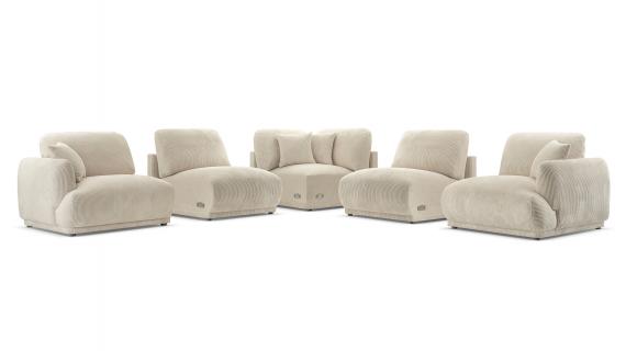 Foto Sofá modular - 285x285 - beige - CHACCO