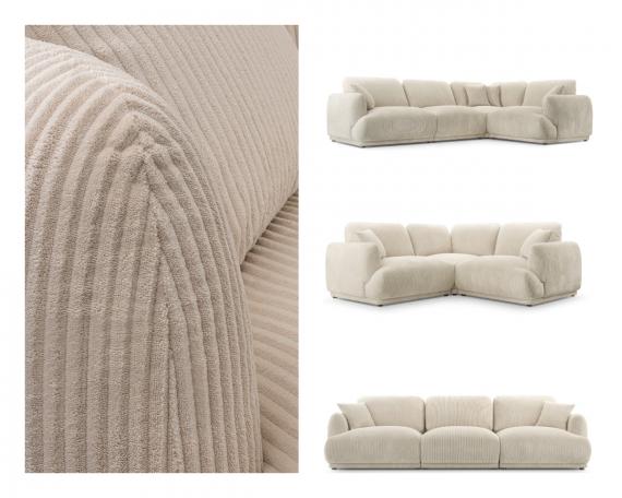Foto Sofá modular - 285x285 - beige - CHACCO