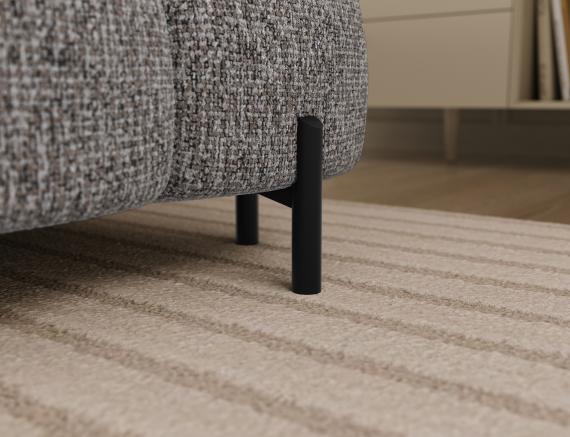 Foto SOFÁ GRANDE CON CAMA I ARCÓN I FORMA DE U I REPOSACABEZAS RECLINABLES I PATAS ALTAS 355 CM X 202 CM FERARIA GRIS OFERTA