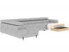 Foto SOFÁ GRANDE CON CAMA I ARCÓN I FORMA DE U I REPOSACABEZAS RECLINABLES I PATAS ALTAS 355 CM X 202 CM FERARIA GRIS OFERTA