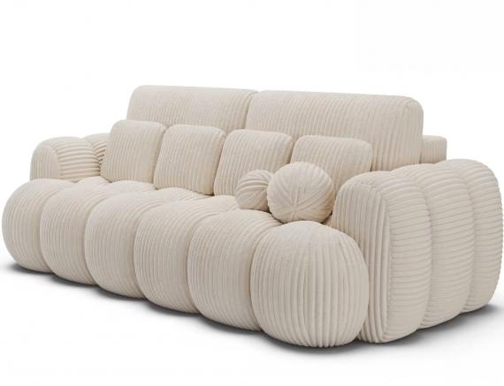 Foto Sofá cama 256 cm - beige - COTONN