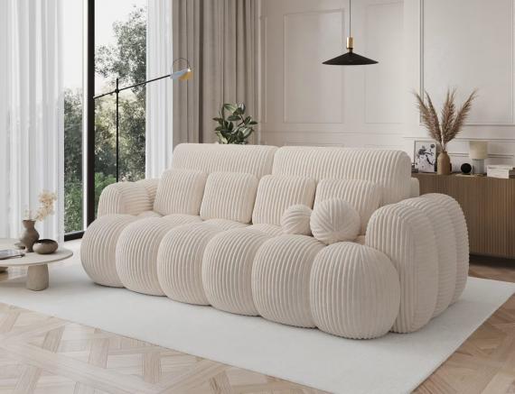 Foto Sofá cama 256 cm - beige - COTONN