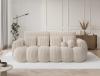 Foto Sofá cama 256 cm - beige - COTONN