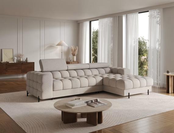 Foto Sofa cama+arcon - 285x181 - beige - tela - FELRO