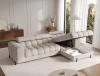 Foto Sofa cama+arcon - 285x181 - beige - tela - FELRO