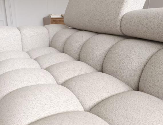 Foto Sofa cama+arcon - 285x181 - beige - tela - FELRO