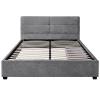 Foto CAMA TAPIZADA Gris - AUREA 160