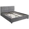 Foto CAMA TAPIZADA Gris - AUREA 160