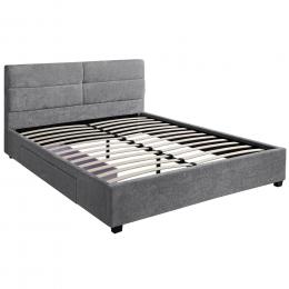 CAMA TAPIZADA Gris - AUREA 160