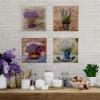 Foto CUADRO CRISTAL LAVANDA 30X30 - Referencia: 20231439