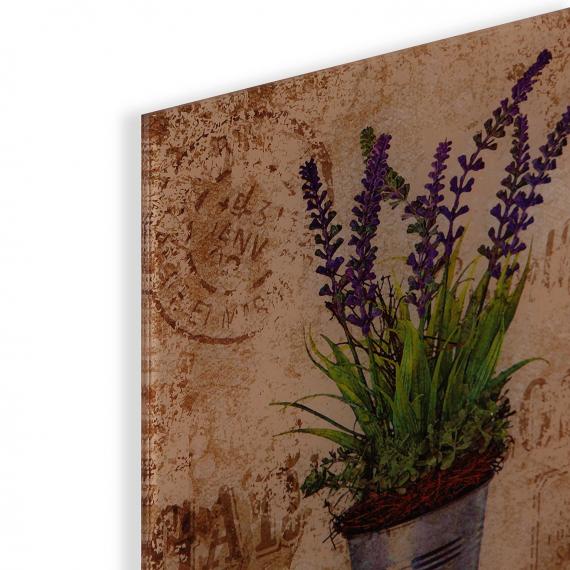 Foto CUADRO CRISTAL LAVANDA 30X30 - Referencia: 20231439