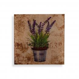 CUADRO CRISTAL LAVANDA 30X30 - Referencia: 20231439