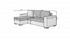 Foto Sofás cama reversible 237x150 Gris - Newark OFERTA