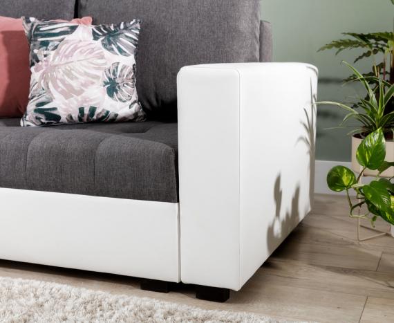 Foto Sofás cama reversible 237x150 Gris - Newark OFERTA