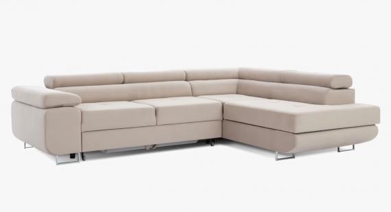 Foto SOFÁ CAMA CON ARCÓN 272 CM X 203 CM ANTON BEIGE OFERTA
