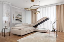 SOFÁ CAMA CON ARCÓN 272 CM X 203 ANTON BEIGE OFERTA