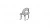 Foto Conjunto mesa de comedor extensible - 140/180 - 6 sillas - gris - RODOS 82L