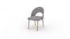 Foto Conjunto mesa de comedor extensible - 140/180 - 6 sillas - gris - RODOS 82L